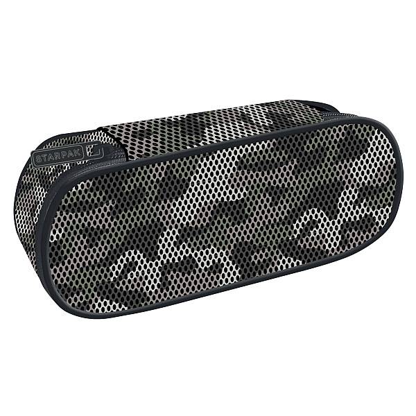 Starpak terepmintás ovális tolltartó - Grey Moro