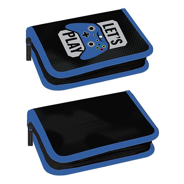 Starpak gamer kihajtható tolltartó - Play