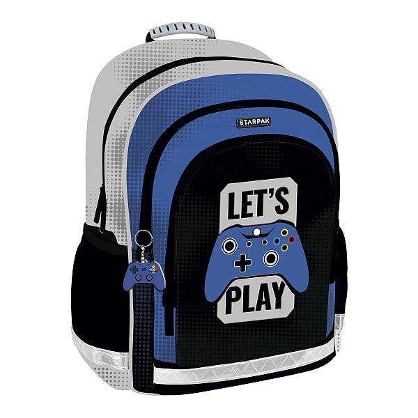 Starpak gamer ergonomikus iskolatáska, hátizsák - Play