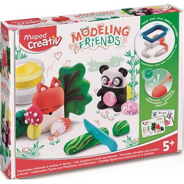 MAPED CREATIV modellező gyurma készlet - Panda és róka