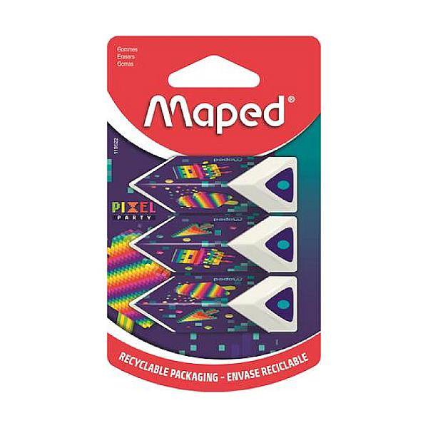 Maped radír szett 3 db-os Pyramid - Pixel Party