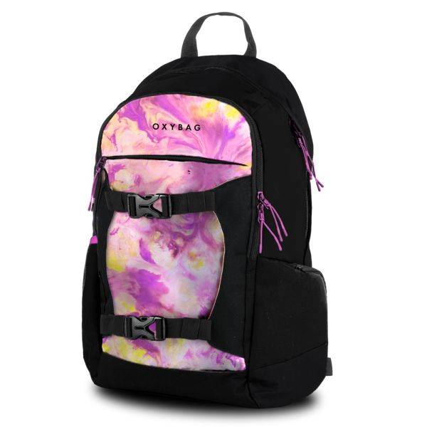 OXYBAG iskolatáska hátizsák - Purple Batik