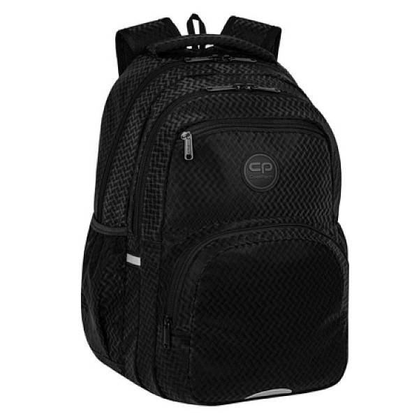 CoolPack ergonomikus iskolatáska hátizsák PICK  - Black
