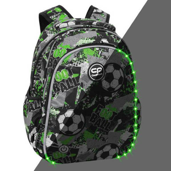 Coolpack focis iskolatáska hátizsák LED világítással - Goal