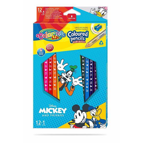 Colorino színes ceruza készlet 12 db-os - Mickey