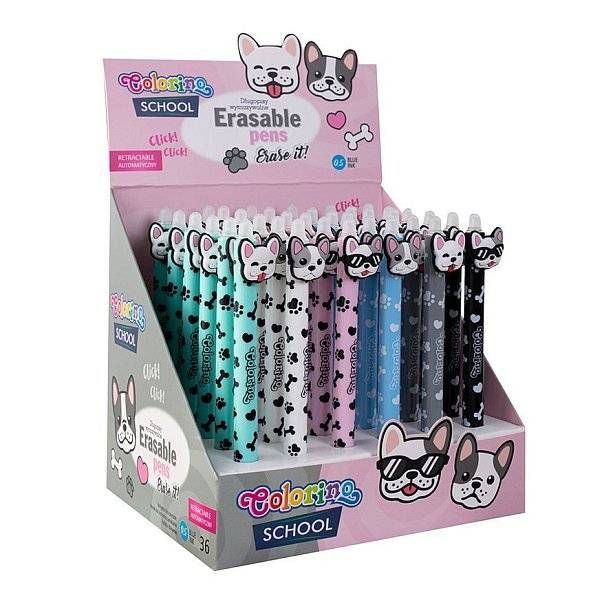 Colorino kutyás radírozható toll többféle - Bulldogs