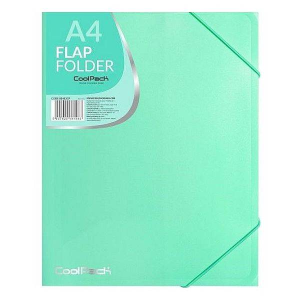Coolpack PP gumis mappa A4-es - Zöld