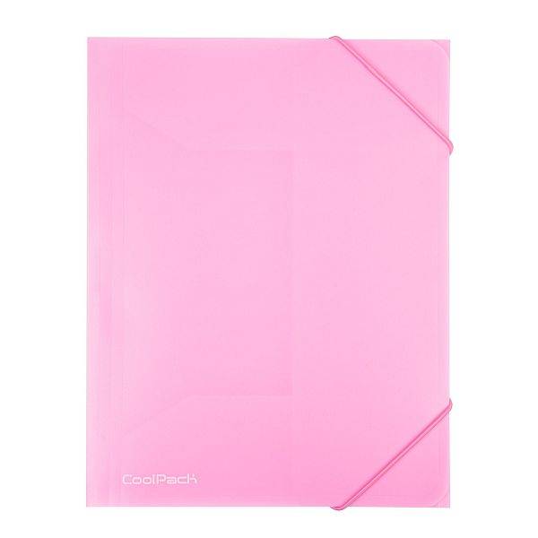 Coolpack PP gumis mappa A4-es - Powder Pink