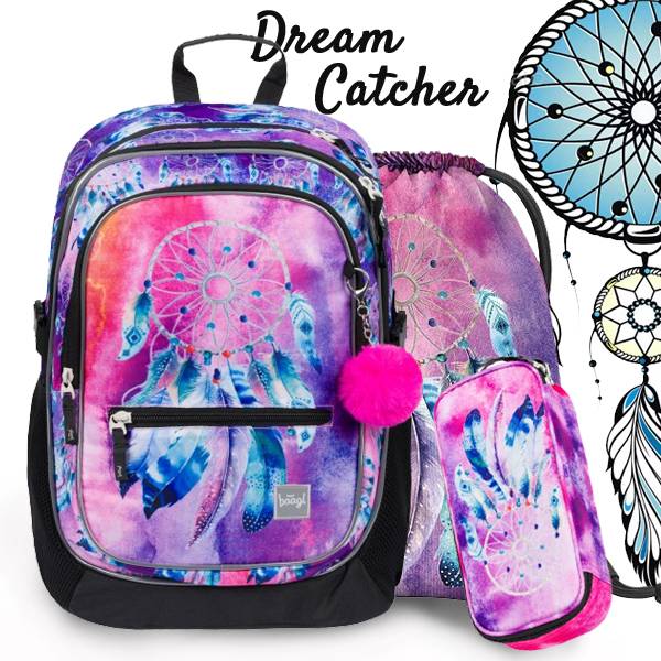 Baagl iskolatáska, hátizsák SZETT - Dream Catcher