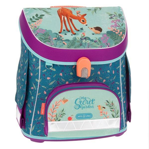 Ars Una iskolatáska mágneszáras My Secret Garden - sünis
