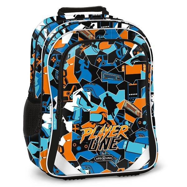 Ars Una ergonomikus iskolatáska, hátizsák - Player One