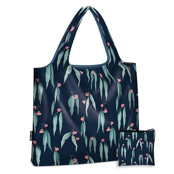 Ars Una virágos bevásárlótáska - Eucalyptus