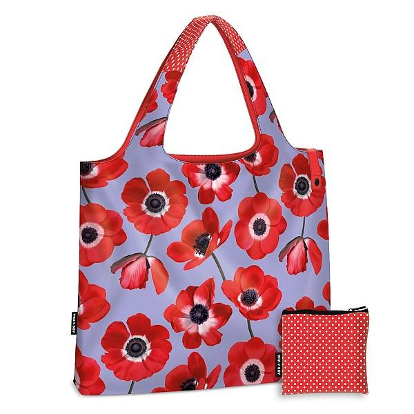 Ars Una pipacsos bevásárlótáska - Light