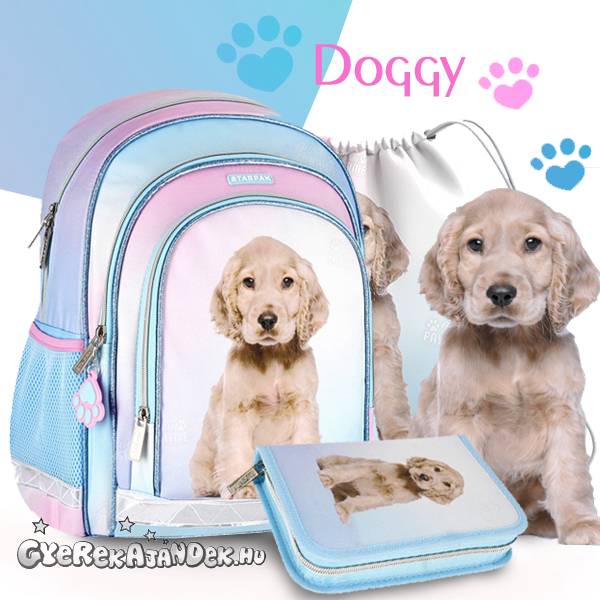 Kutyás iskolatáska, hátizsák DOGGY SZETT - Starpak