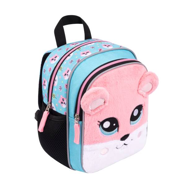 Mókusos szőrmés ovis hátizsák - Bambino