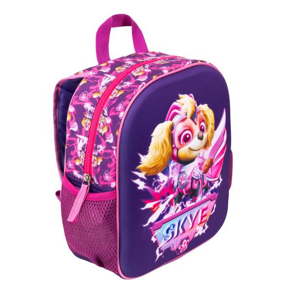 Mancs őrjárat Skye ovis hátizsák 3D - lila