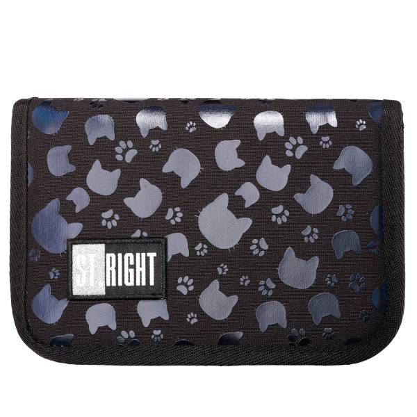 St. Right cicás kihajtható tolltartó - Black Cats