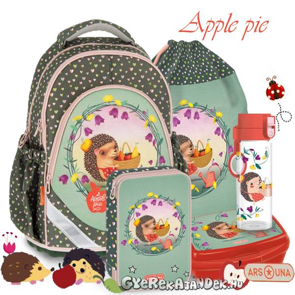 Ars Una anatómiai iskolatáska 5 részes SZETT - Apple Pie