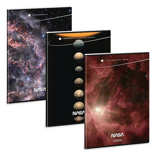 Ars Una NASA sima füzet A4 – Bolygók