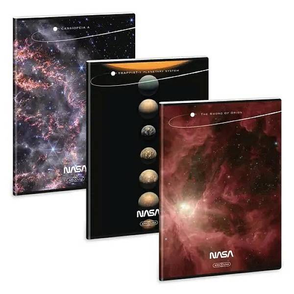 Ars Una NASA kockás füzet A4 – Bolygók