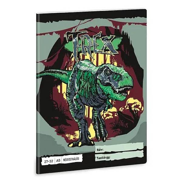 Ars Una A5-ös sima füzet – T-Rex