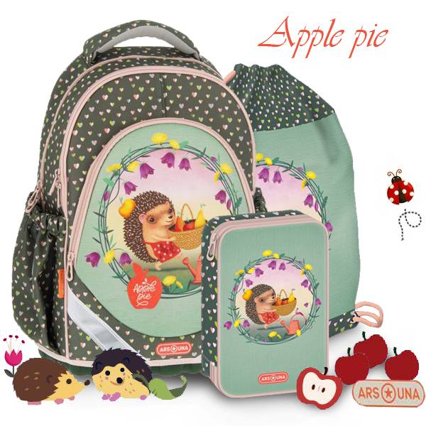 Ars Una anatómiai iskolatáska 3 részes SZETT - Apple Pie