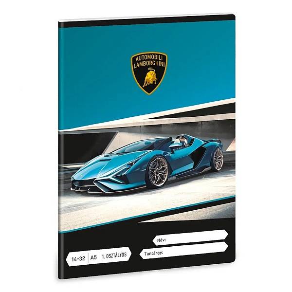 Ars Una 1. osztályos vonalas füzet A5 – Lamborghini SIÁN Roadster