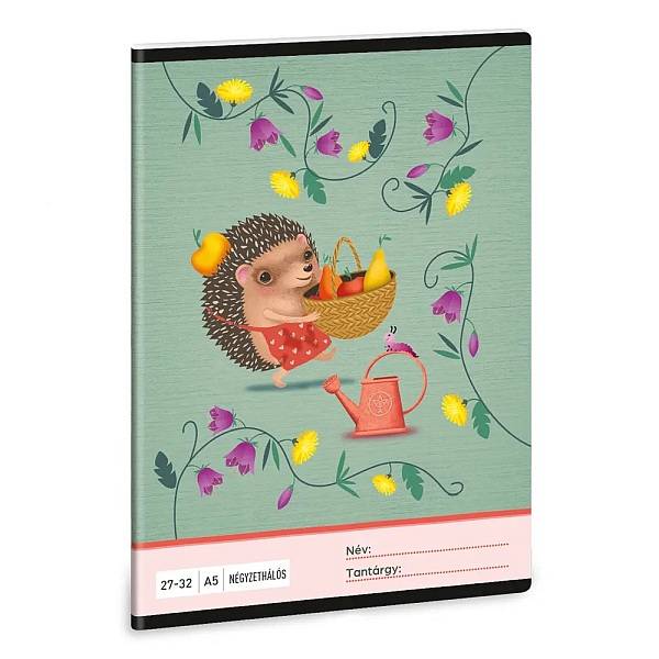 Ars Una A5-ös kockás füzet – Apple Pie