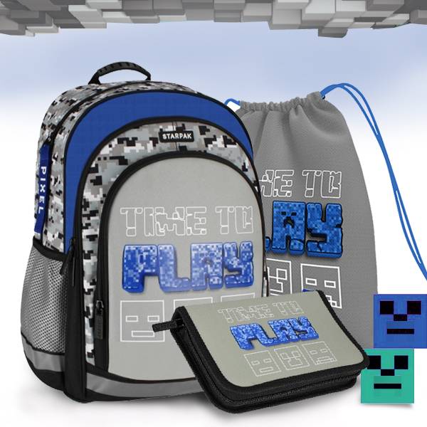 Starpak gamer iskolatáska, hátizsák SZETT – Play Time
