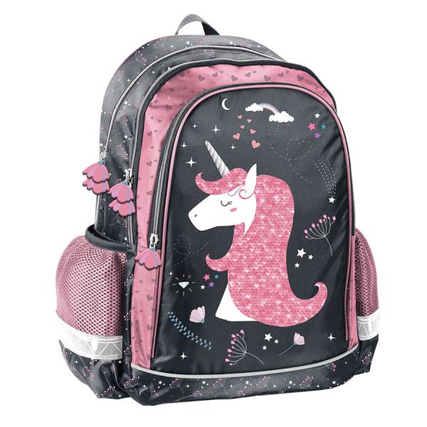 Paso Unikornisos iskolatáska hátizsák - PINKY