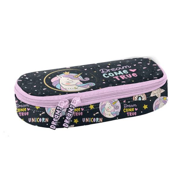 Paso Unikornisos ovális tolltartó - Dream Come True