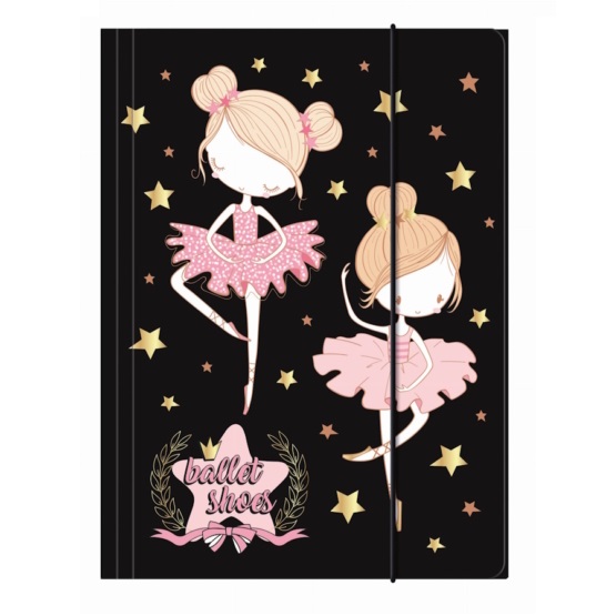 Balerina gumis mappa A4-es - Ballet Stars