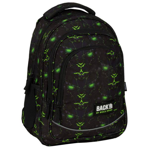 BackUp ergonomikus iskolatáska hátizsák – Monster Green