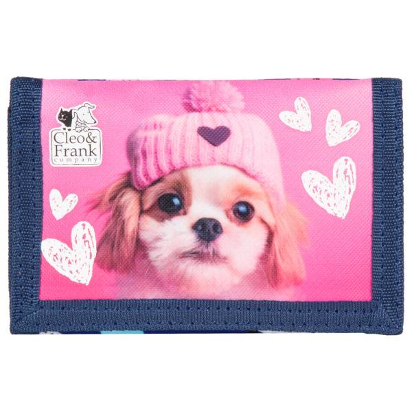 Cleo és Frank kutyás pénztárca - Hearts