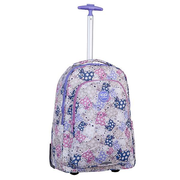 CoolPack gurulós iskolatáska ALAN – White Bunny