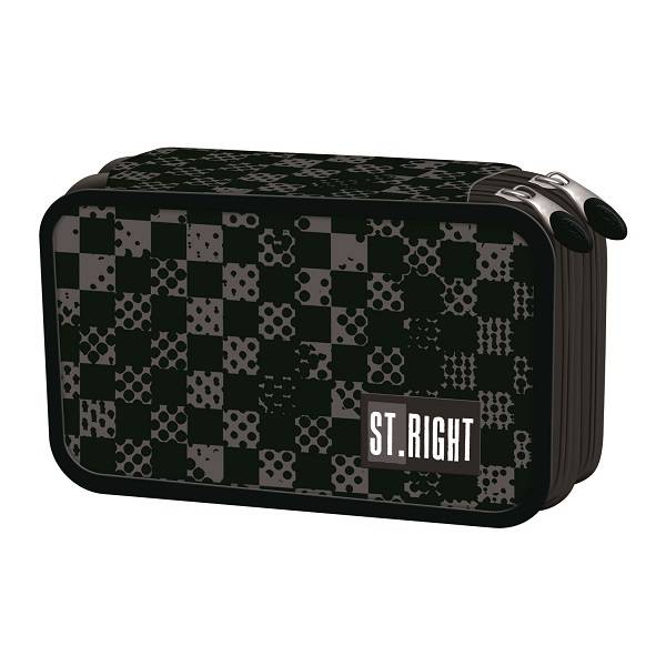 St. Right felszerelt emeletes tolltartó – Chessboard Crush