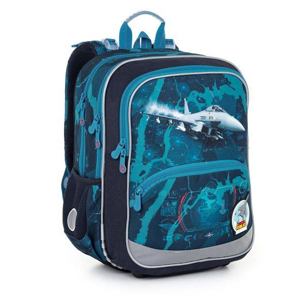 TOPGAL ergonomikus iskolatáska hátizsák BAZI - Flying Ace