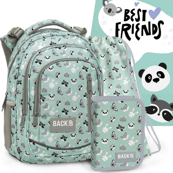 BackUp iskolatáska hátizsák Premium SZETT – Best Friends
