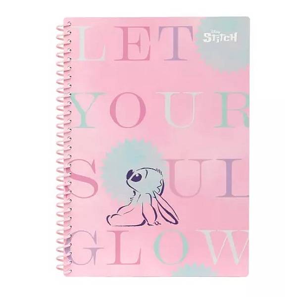 Stitch spirálos notesz B5 – Let your soul glow