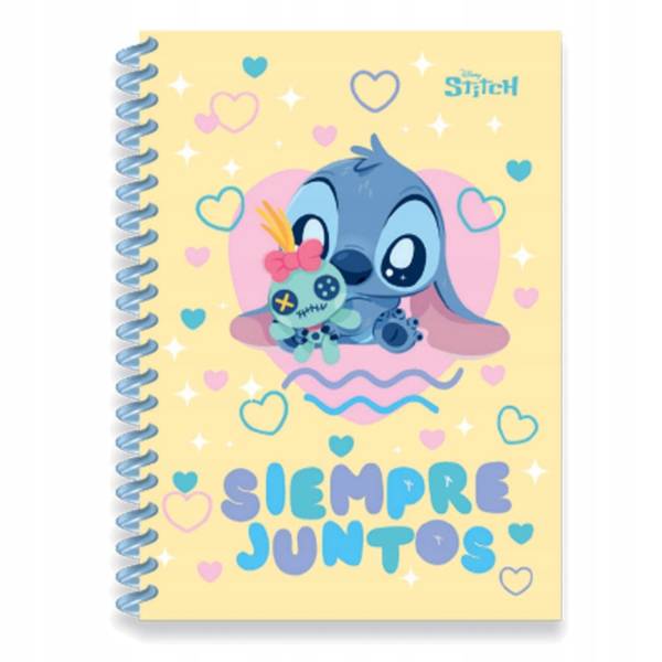 Stitch spirálos notesz B5 – Siempre Juntos