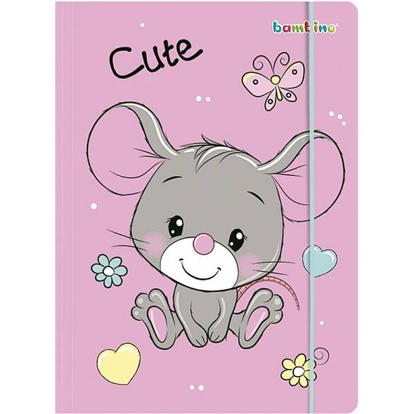 Egérkés gumis mappa A4-es – Bambino