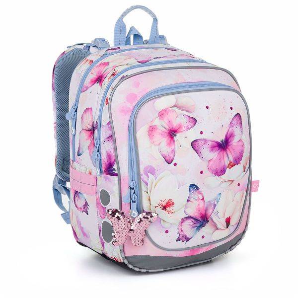 TOPGAL ergonomikus iskolatáska hátizsák ENDY - Butterfly