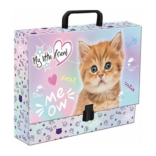 My Little Friend cicás fogantyús irattartó XL – Pastel Kitty