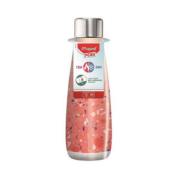 Maped Picnik duplafalú fém kulacs, termosz 500ml - terrazzo