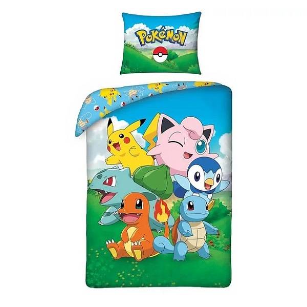 Pokemon ágyneműhuzat szett - csapat