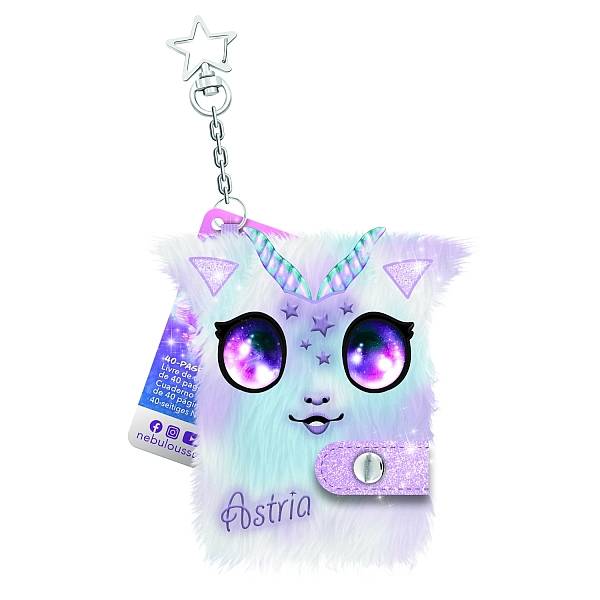 Nebulous Stars szőrmés mini jegyzetfüzet – Astria