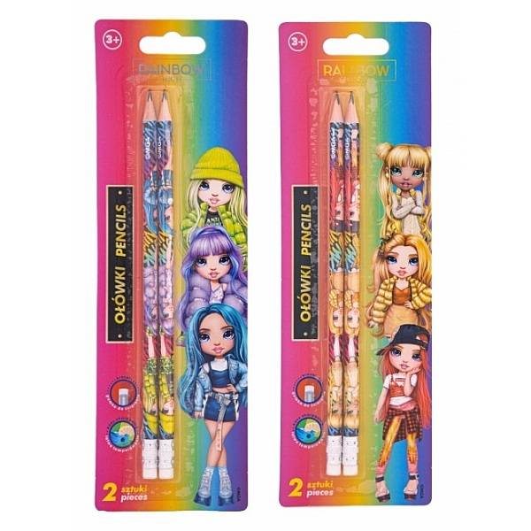 Rainbow High grafitceruza radírral 2 db-os – többféle