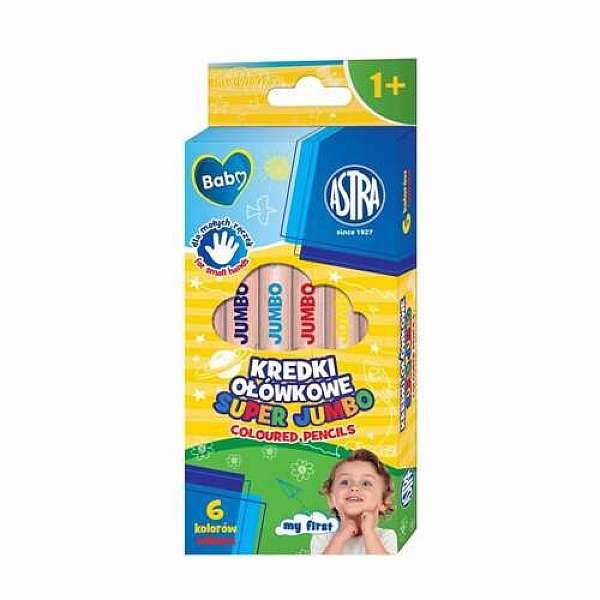 Extra vastag színes ceruza 6 db-os – Astra