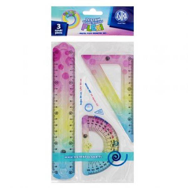 Astra flexibilis vonalzó készlet 20 cm-es