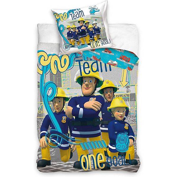 Sam a tűzoltó ágyneműhuzat szett - Team one goal